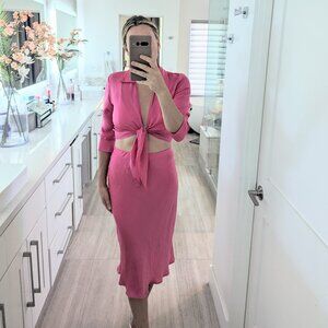 Van De Vort Skirt/Top Coord Set - Medium - Hot Pink - Matching Set